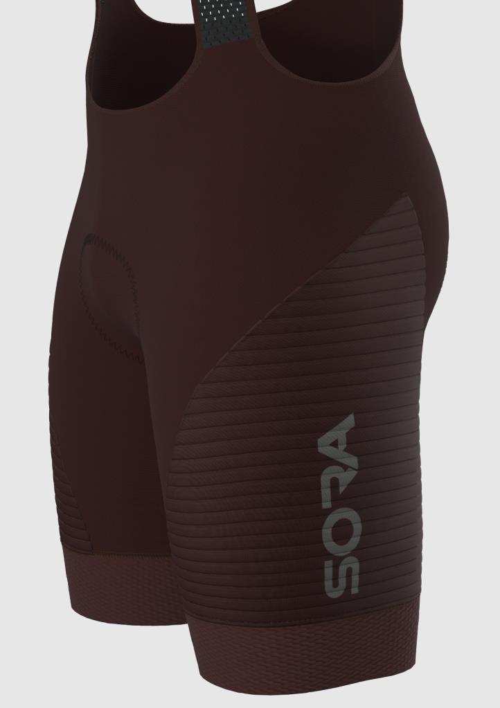 Sora Sora Kahverengi Pro 2.0 Askılı Bisiklet Taytı