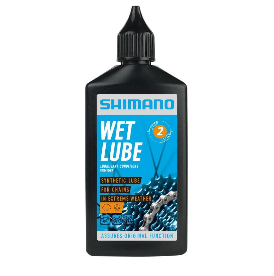 Shimano Shimano WET Bisiklet Zincir Yağı Nemli Hava İçin 100 ml Şişe
