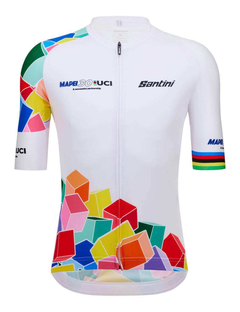 Santini Santini MAPEI 30 UCI Erkek Bisiklet Forması RE94075CMAPEIUCI30
