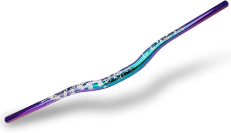 Lunje Lunje All Ride Açılı 9mm Gidon Rainbow 31.8mm Beyaz