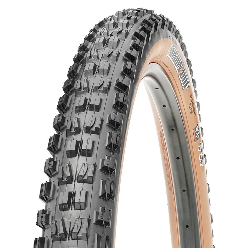 Maxxis Maxxis Minion DHF 29x2.50 WT Bisiklet Dış Lastiği MTB Katlanır Amber Yanak Tubeless Ready