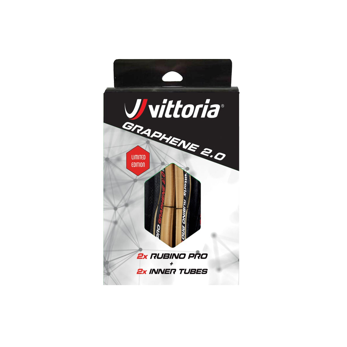 Vittoria Vittoria Rubino Pro 700x28C 1 Çift Katlanır Yol Bisikleti İç Dış Lastik Seti