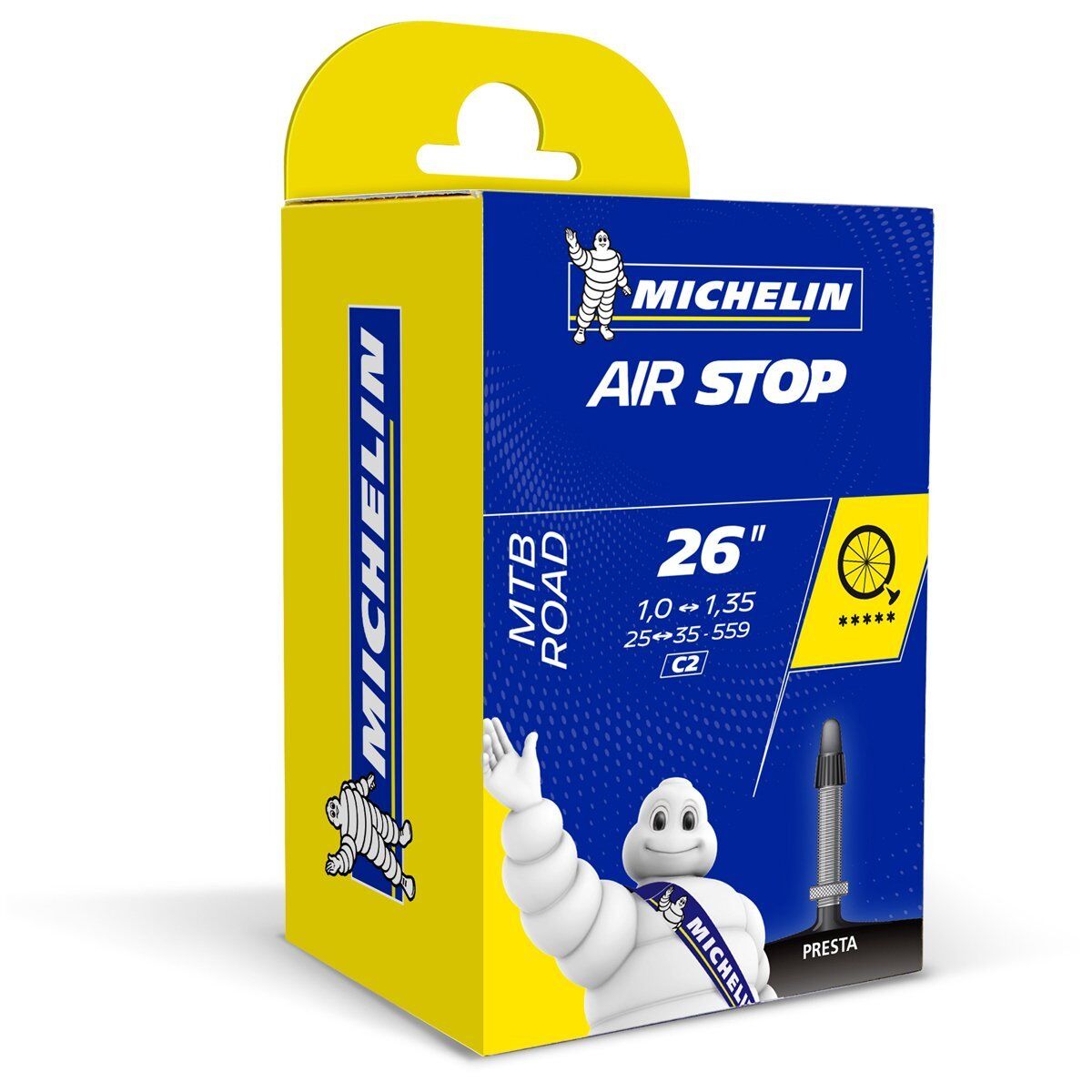 Michelin Michelin İç Lastik AirStop 26x1-1,35 40mm Presta C2 136g