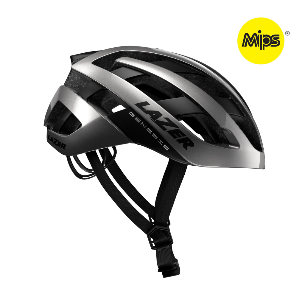 Lazer Lazer Genesis Mips Yol Bisikleti Kaskı Parlak Titanyum Medium 55-59cm