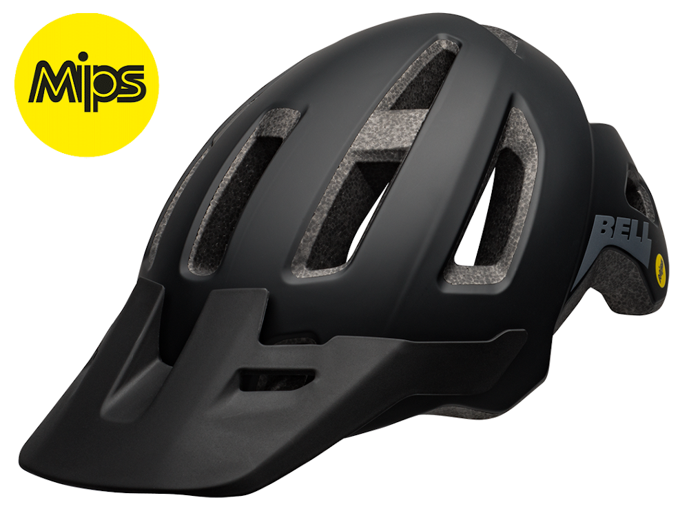 Bell Bell Nomad Mips 53-60CM Bisiklet Kaskı Mat Siyah Gri