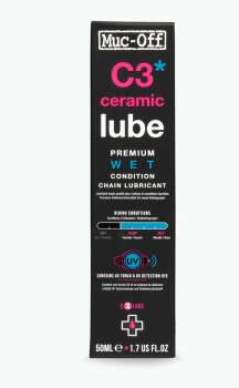 Muc-off MUC-OFF C3 ISLAK HAVA SERAMİK 50 ML ZİNCİR YAĞI