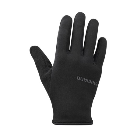 Shimano Shimano Light Thermal Bayan Siyah Uzun Parmak Kışlık Eldiven Beden M