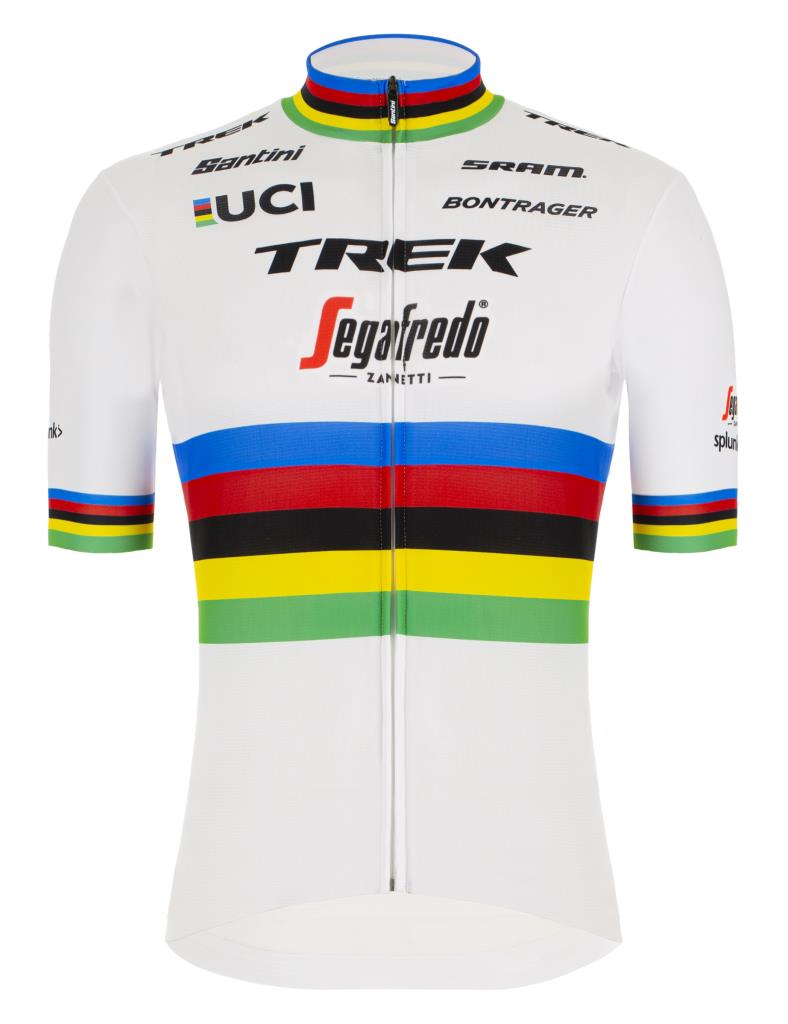 Segafredo Santini Trek Segafredo World Champion Dünya Şampiyonu Özel Seri Bisiklet Forması Unisex RE94075C20TSWC-22TSWC