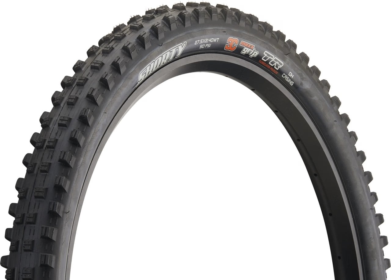 Maxxis Maxxis 27.5x2.40WT Shorty 3C MaxxGrip TR DH Katlanır Dış Lastik Siyah TB00325000