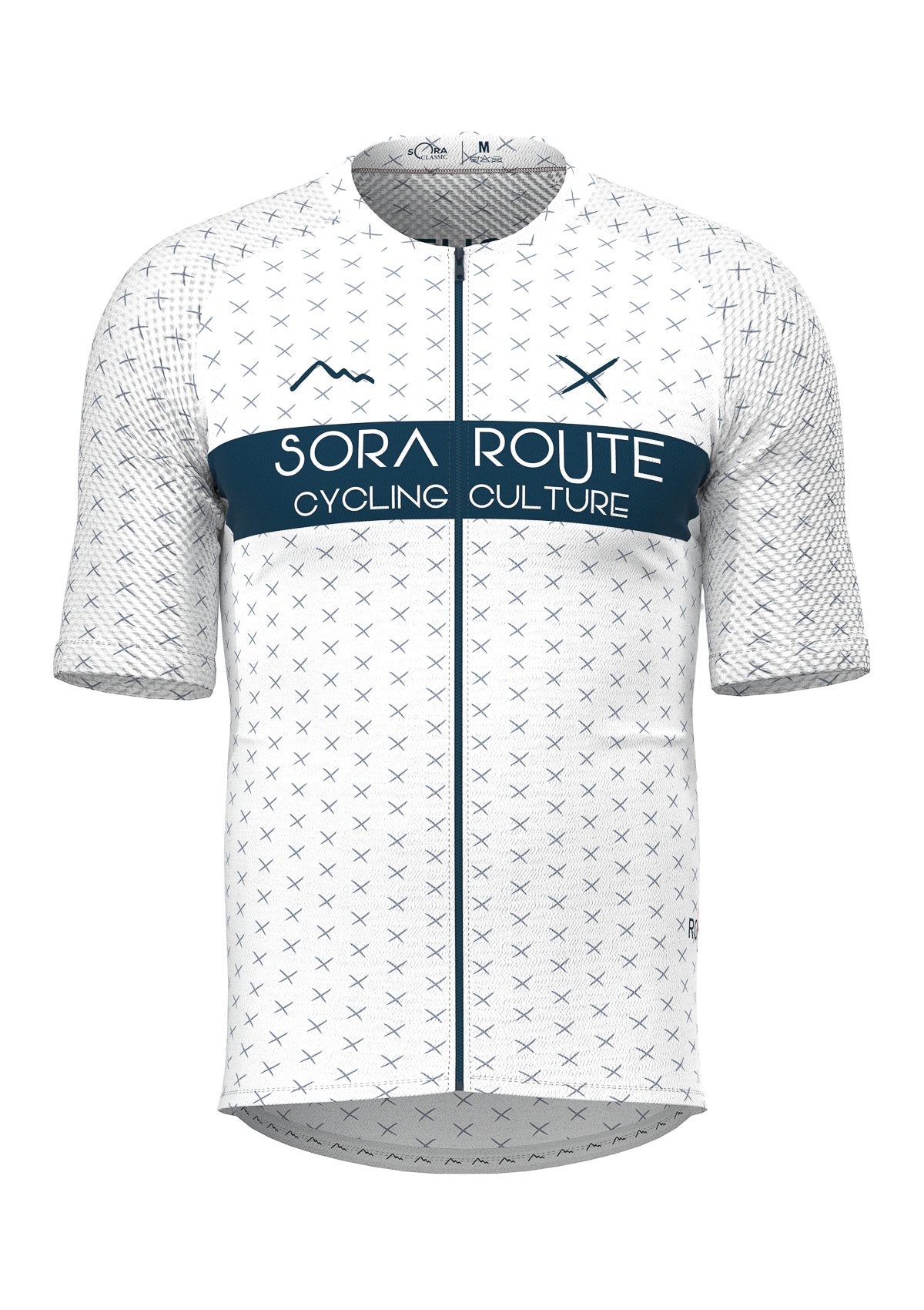Sora Sora Mavi/Beyaz Route Classic Slim Bisiklet Forması