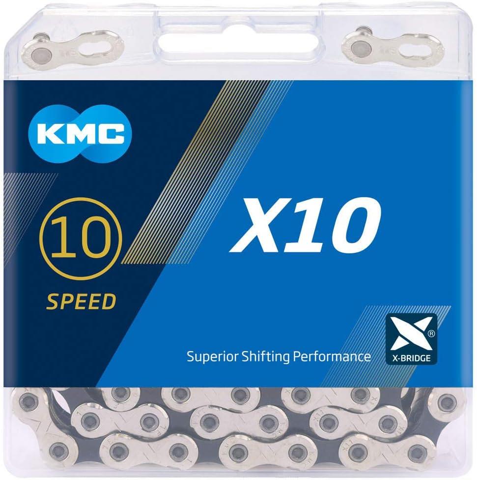 Kmc Kmc X10 116L 10lu Zincir + CL559R Powerlink Gümüş-Siyah