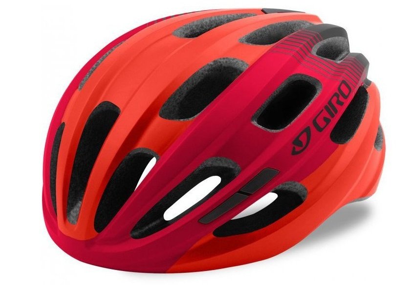 Giro Giro Isode Yol Bisikleti Kaskı 54-61 Cm Mat Kırmızı Siyah