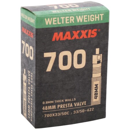 Maxxis Maxxis 700x33-50C Welter Weight İnce Sibop İç Lastik FV48mm