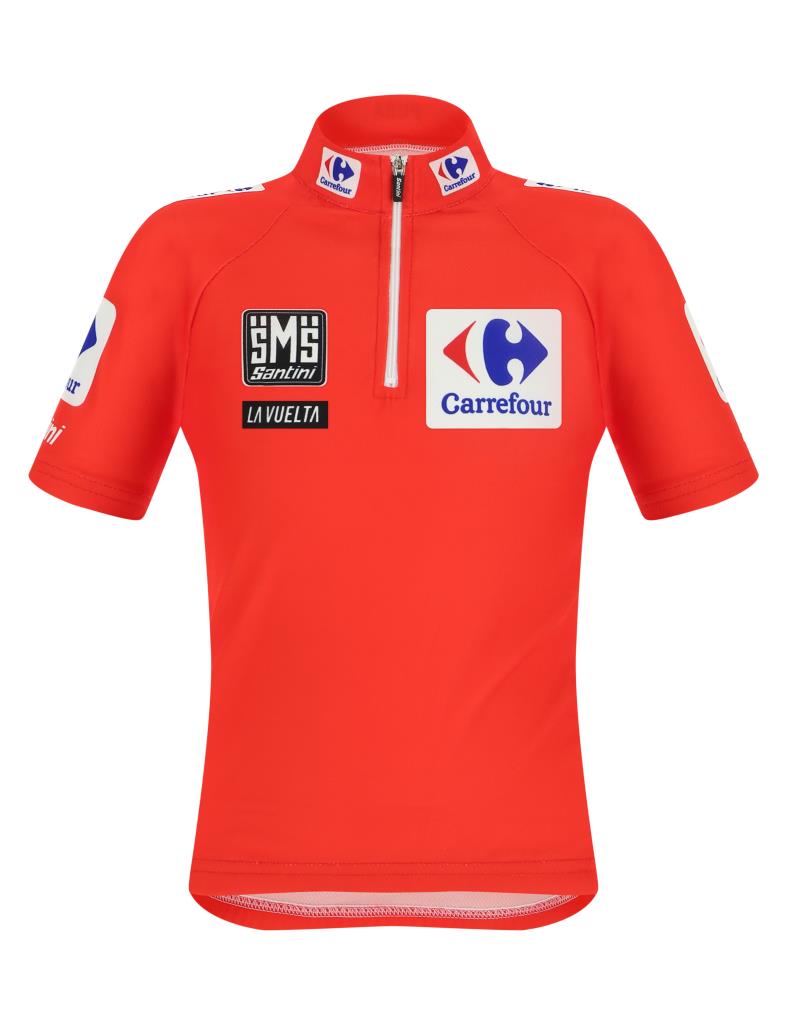 Santini Santini La Vuelta Özel Seri CarreFour Çocuk Bisiklet Forması RE942B1418LV