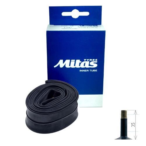 Mitas Mitas 14x1.25-1.75 Bisiklet İç Lastiği Kalın Sibop AV-35 LSI-512