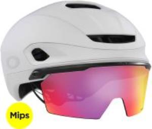 Oakley Oakley ARO7 Road Mips BOA Ionic+ Gözlüklü Yol Bisikleti Kaskı Prizm Iridium 2026 Model FOS901512 9XL Matte White Prizm Road Medium