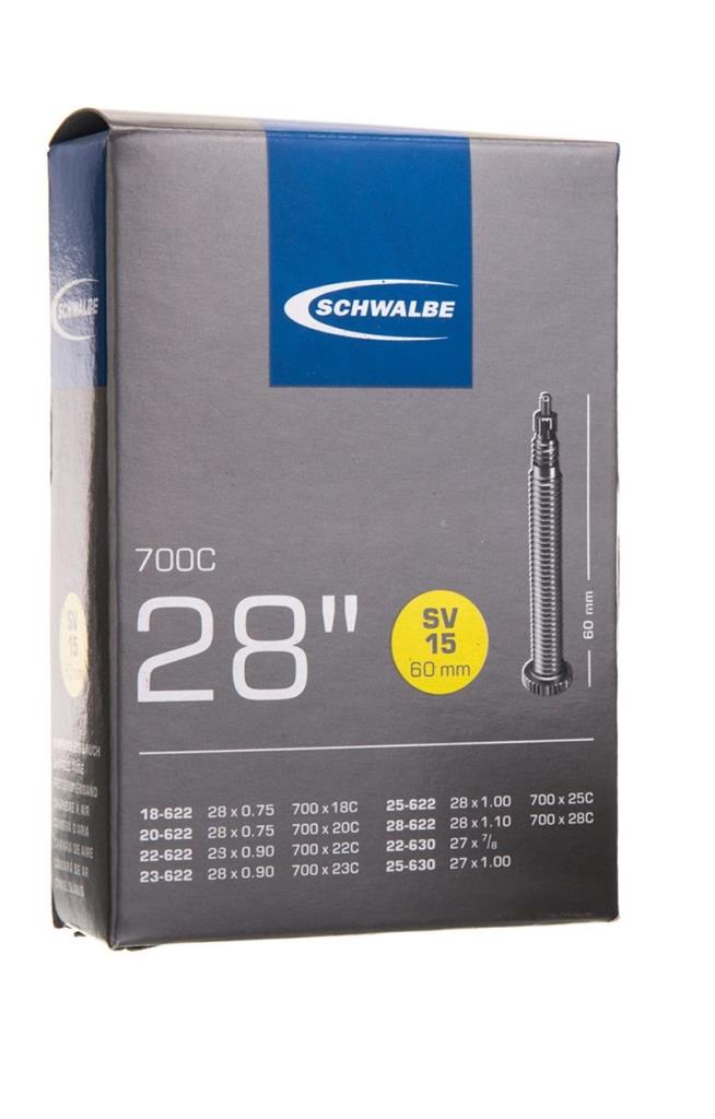 Schwalbe Schwalbe 700x18/28c Uzun İnce Sibop İç Lastik Sv15 60Mm