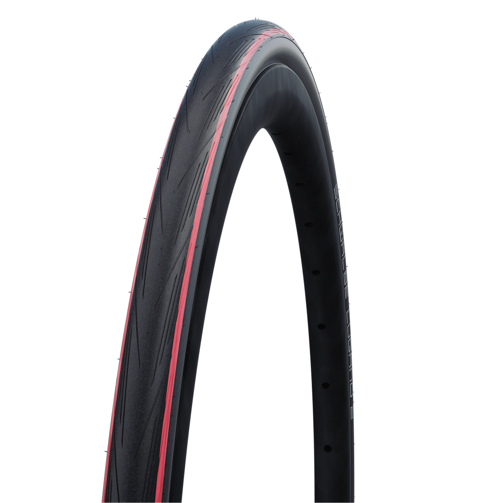 Schwalbe Schwalbe Lugano II 700x25 K-Guard Telli Dış Lastik Siyah/Kırmızı