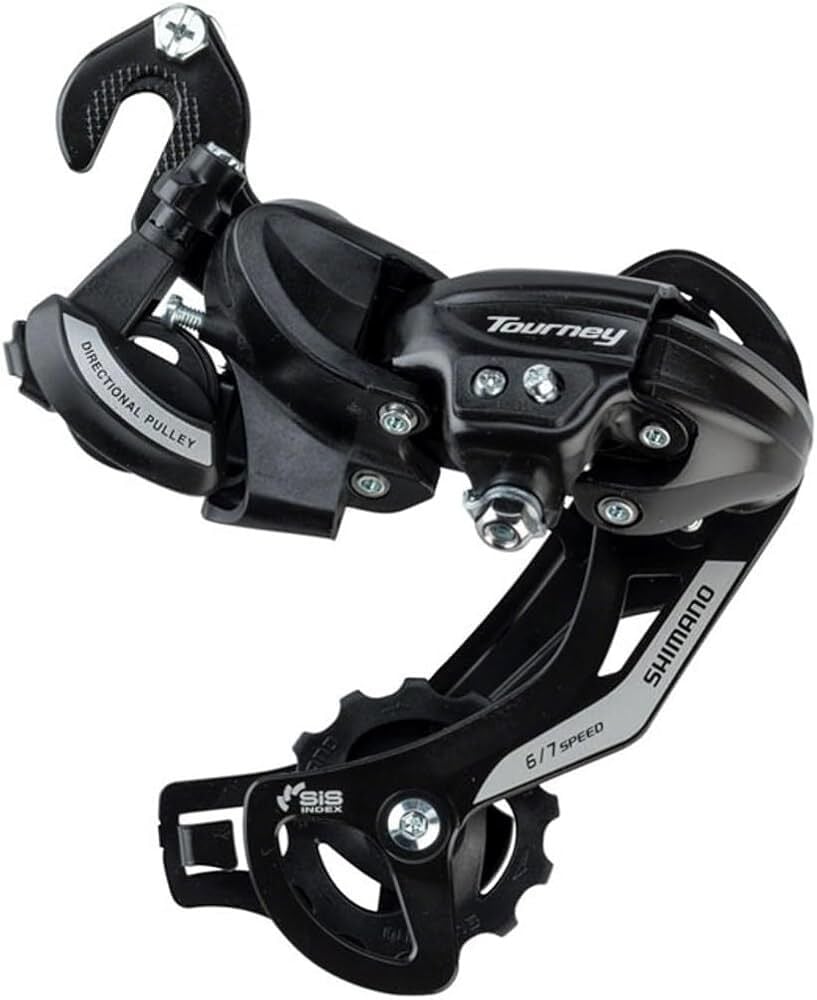 Shimano Shimano Arka Aktarıcı Tourney 6/7 Vites Uzun Bacak Siyah RD-TY500 Braketli / BMX