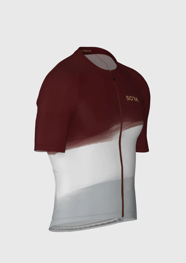 Sora Sora Bordo-Beyaz Classic 2 Bisiklet Forması