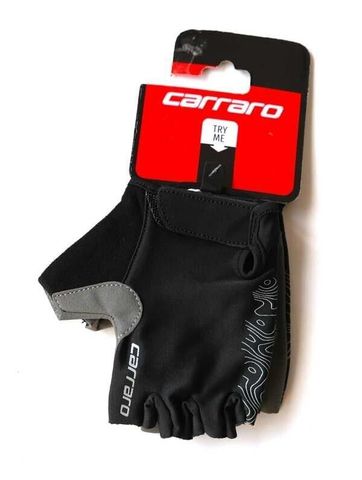 Carraro Carraro Kısa Parmak Eldiven Siyah-Gri -M Beden- CR-23011