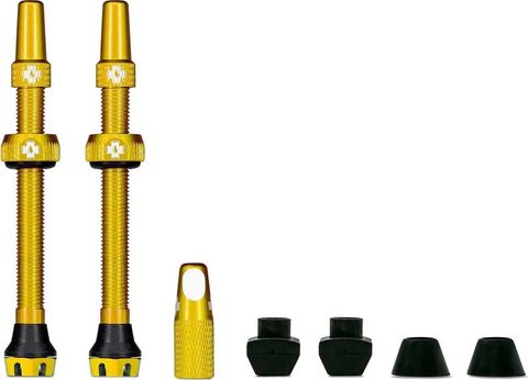 Muc Off Muc-Off Tubeless Valve Kit V2 Universal for MTB & Road - gold - Größe 60 mm