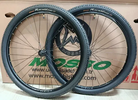 Continental 28-29 UYUMLU DİSK JANT SETİ ÖN-ARKA SHIMANO DEORE 6000 GÖBEKLİ CONTİNENTAL LASTİKLİ