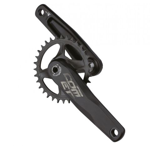 Fsa FSA Kurbelgarnitur Comet Modular Megaexo 1x 175 mm Schwarz - steife, leichte Trail-Kurbel