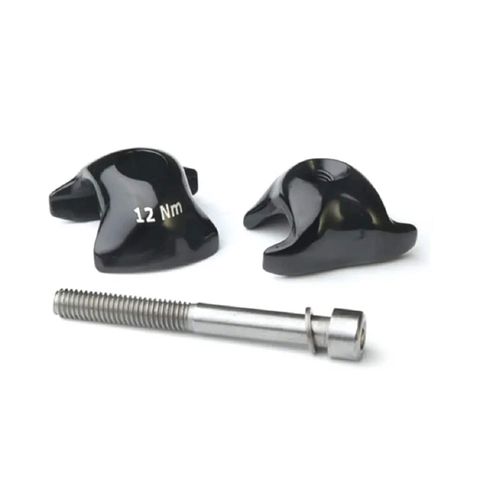 Ritchey Ritchey WCS Carbon 1-Bolt zadelpen-reserveklem voor ovale zadelrails (7 x 9,6 mm)