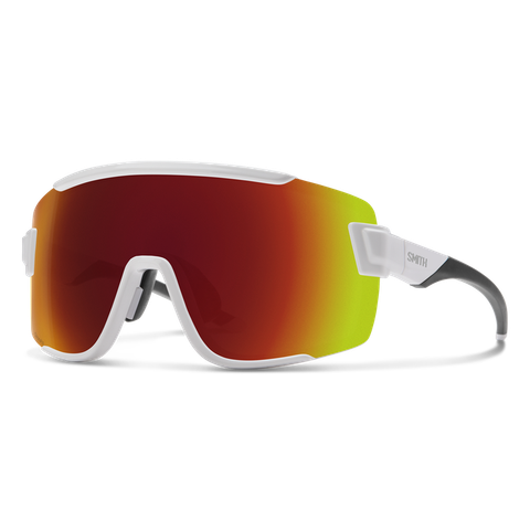 Smith Smith Wildcat Gözlük - White (Red Mirror + Clear Lens)