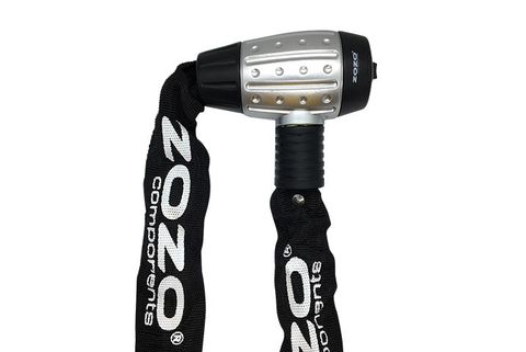 Zozo Zozo 6x900mm Zincirli Anahtarlı Bisiklet Kilidi Bez Kılıflı