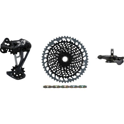 Sram SRAM X01 Eagle 1x12-fach E-Bike Upgrade-Kit mit Kassette black - XX1 rainbow SRAM XD 14 Zähne SRAM XD ohne 10-52 ohne ohne