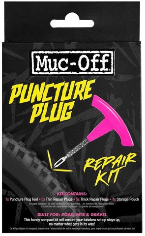 Muc Off Muc-Off Tubeless Puncture Plug Repair Kit Reparaturset - pink