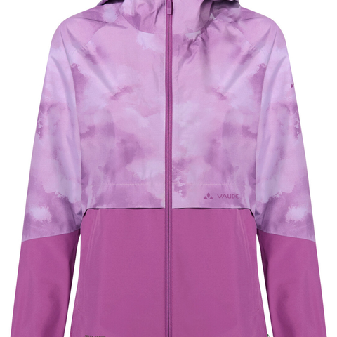 VAUDE VAUDE Dames Loamer Regenjas framboos 36