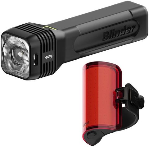 Knog Knog Blinder 120 + Cobber Twinpack Akku Beleuchtungsset StVZO - black - Größe 700 / 50 Lumen