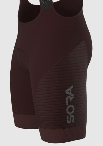 Sora Sora Kahverengi Pro 2.0 Askılı Bisiklet Taytı - STD / L