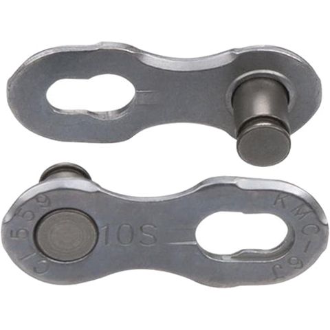 Kmc KMC 10NR EPT Missing Link kettingschakel 2-set Campagnolo/Shimano/KMC 10-speed zilver