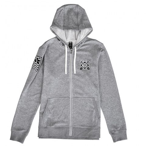 Race Face Race Face Crest Zip Hoody Grey S