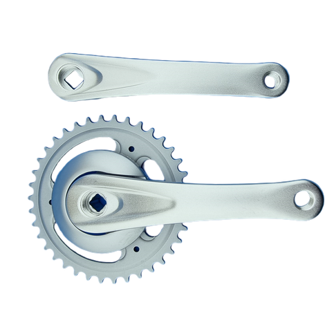 Prowheel Prowheel Aynakol 38T Alüminyum 170mm Gümüş