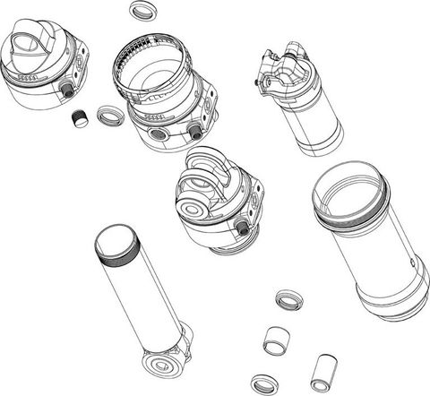 RockShox RockShox Air Piston und Sealhead Assembly für Deluxe C2 ab Modell 2026