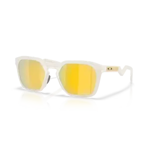 Oakley OAKLEY HSTN SQ Sport Zonnebril Offwhite met Prizm 24K Polarized Lens