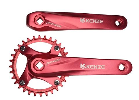 Kenze Kenze MTB 32T 170mm Kırmızı Bisiklet Aynakol Seti