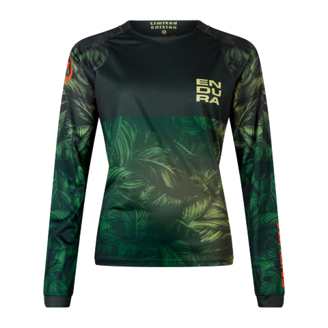 Endura ENDURA DAMES TROPICAL PRINT LTD Jersey MTB-bikeshirt lange mouwen XL