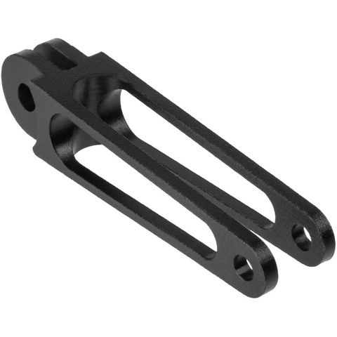M-Wave M-Wave QRIR Extender Lampenhalter, CNC-gefrästes Aluminium, schwarz, kompatibel mit QRIR Spacer und Aheadkappe