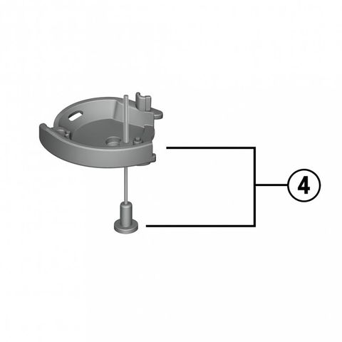 Shimano SHIMANO untere Abdeckung f.ST-EF515, rechts, m.Befestigungschr. M3x7mm general - 515,, 3x7mm, 7mm