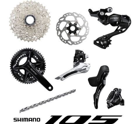 Shimano Shimano 105 Komplettgruppe, 12-fach - 52-36 Zähne 172,5 mm