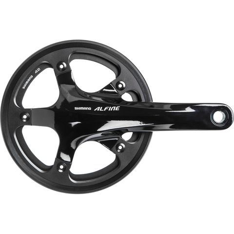Shimano Shimano Alfine Kurbelgarnitur FC-S501 mit einfachem Kettenschutzring schwarz 170,0 mm 42