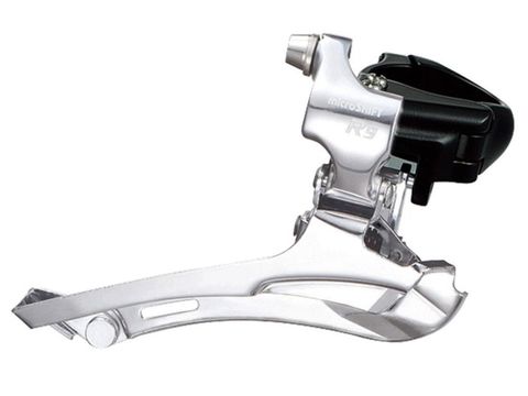microSHIFT microSHIFT R9 Road Umwerfer Clamp Type 2x9 speed - Silver/Black
