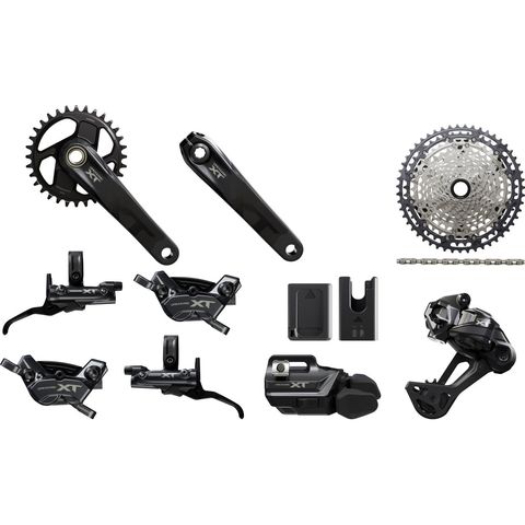 Shimano Shimano Deore XT Di2 M8200 Enduro Gruppe 1x12 schwarz 165,0 mm 10-51 ohne 32