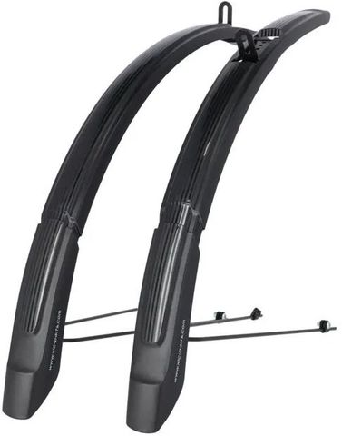 XLC XLC Mudguard City MG-C41 Steckschutzblech Set 26-28" - schwarz - Größe 46 mm